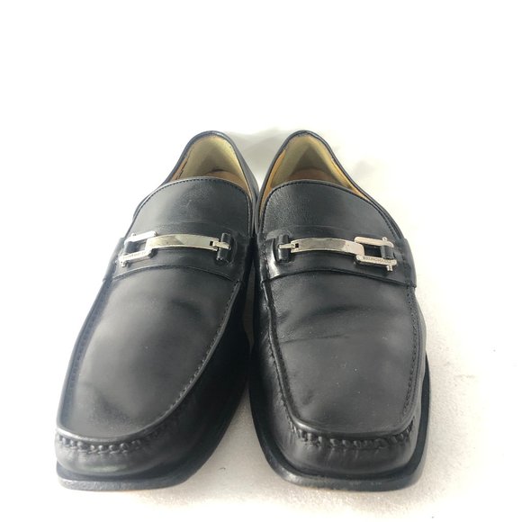 Bruno Magli Tavulla Black Leather Loafers Size 10M main image 6